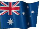Анимировааный флаг Австралии