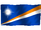 Анимированный флаг Маршалловых островов