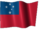 Анимированный флаг Самоа