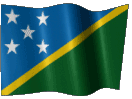 Анимированный флаг Соломоновых островов