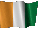 Анимированный флаг Кот-д-Ивуара