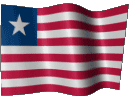 Анимированный флаг Либерии