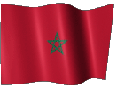 Анимированный флаг Марокко