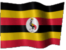 Анимированный флаг Уганды
