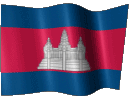 Анимированный флаг Камбоджи