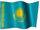 анимированный флаг Казахстана