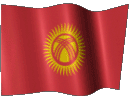 Анимированный флаг Киргизии