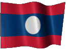 Анимированный флаг Лаоса