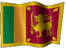 Анимированный флаг Шри-Ланки