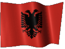Анимированный флаг Албании