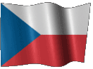 Анимированный флаг Чехии