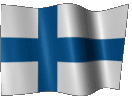 Анимированный флаг Финляндии