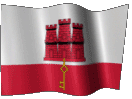 Анимированный флаг Гибралтара