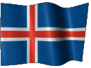 Анимированный флаг Исландии