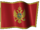 Анимированный флаг Черногории