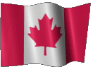 Анимированный флаг Канады