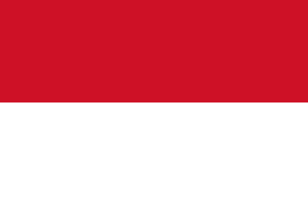 флаг красный с белым