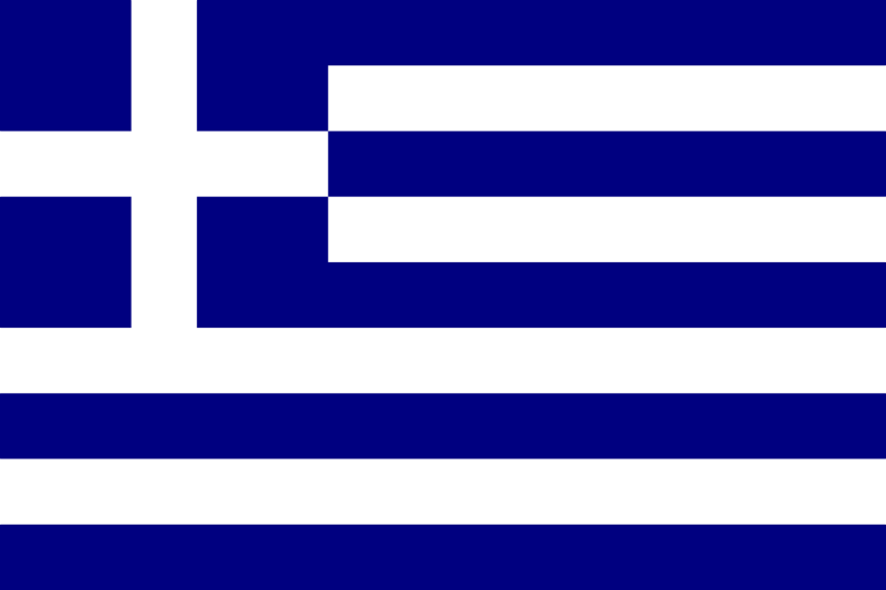 синий флаг с белым крестом
