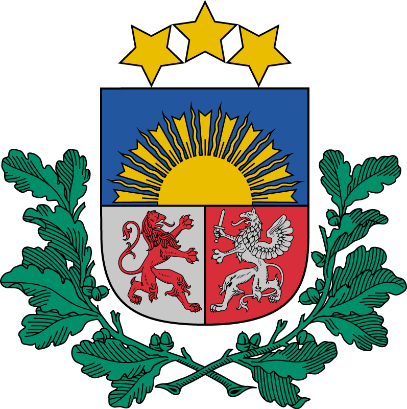 Средний герб Латвии